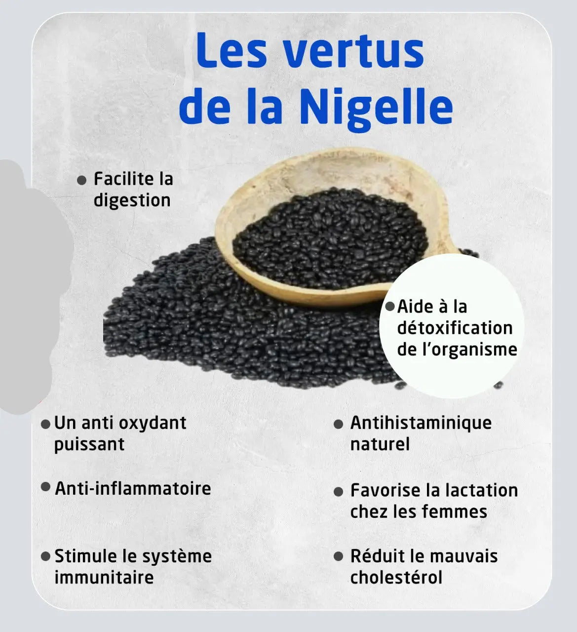 Semi di Nigella e miele