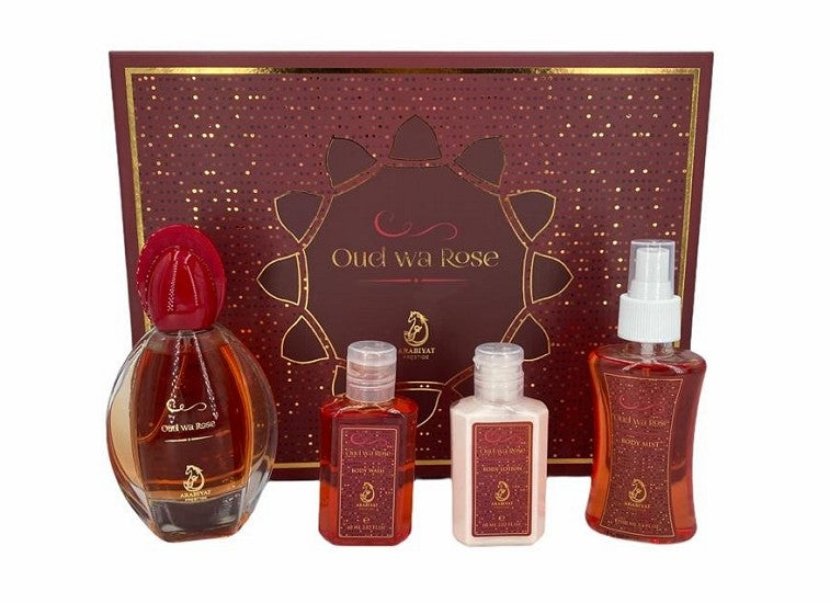 Oud Wa Rose - Coffret 4 pièces - Myperfumes