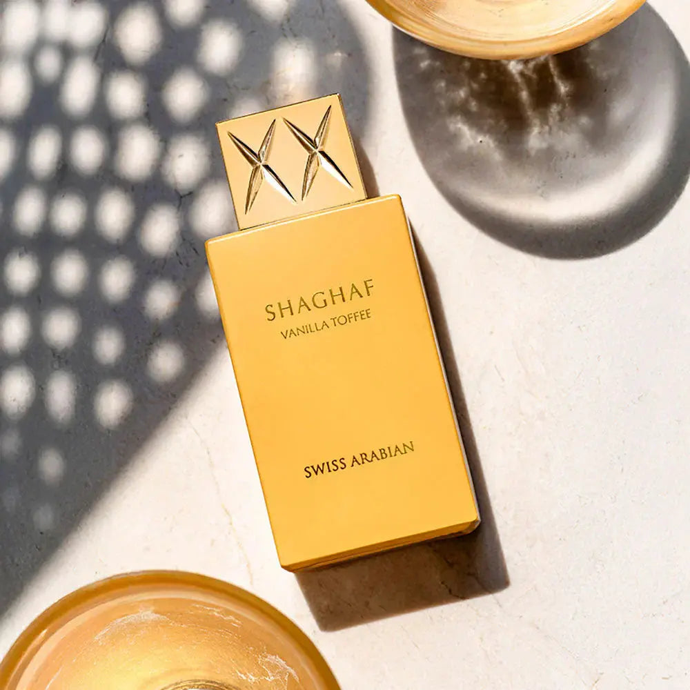 Toffee de vainilla Shaghaf 75 ml – Swiss Arabian - Paseo oriental