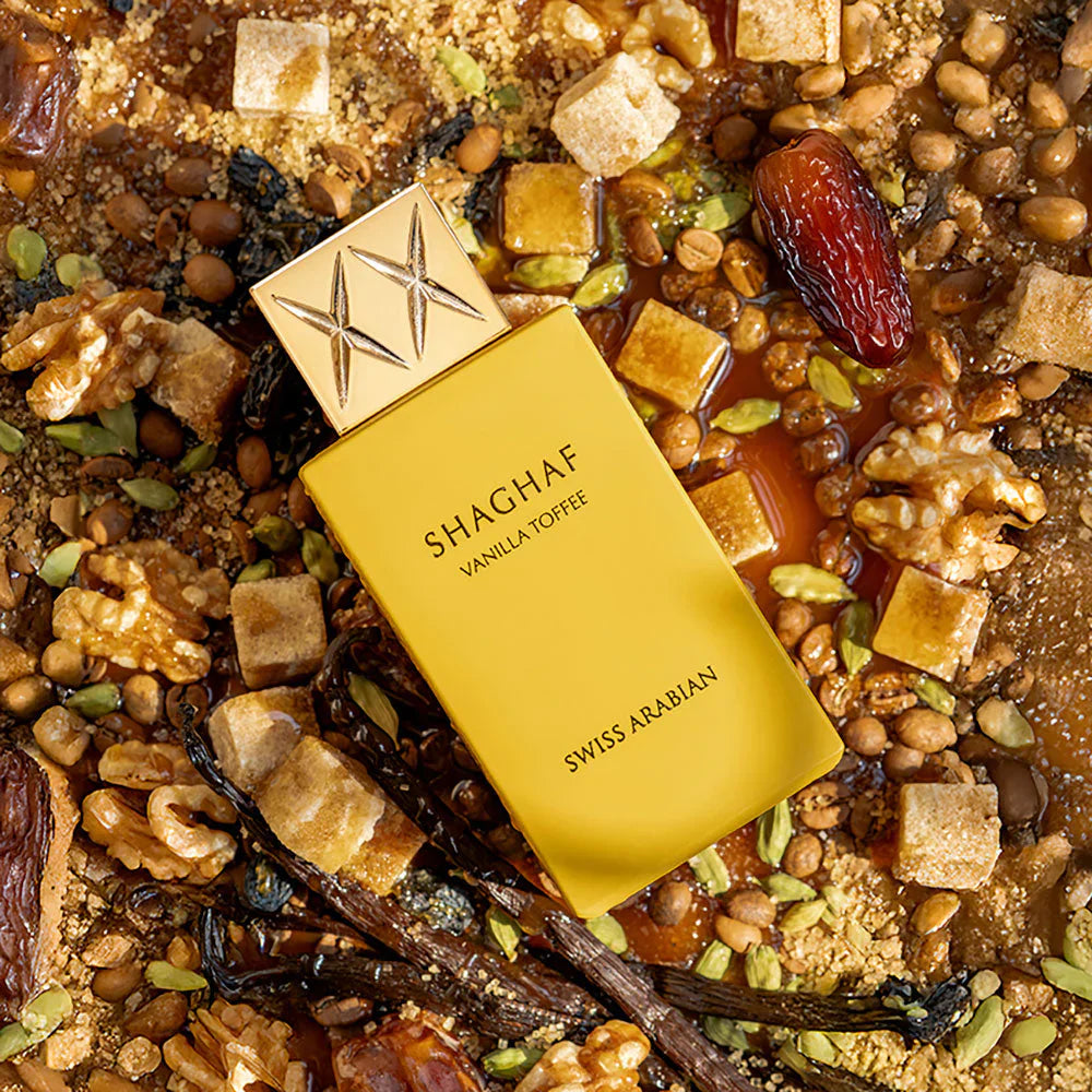 Shaghaf Vanilla Toffee 75 ml – Swiss Arabian - Balade orientale