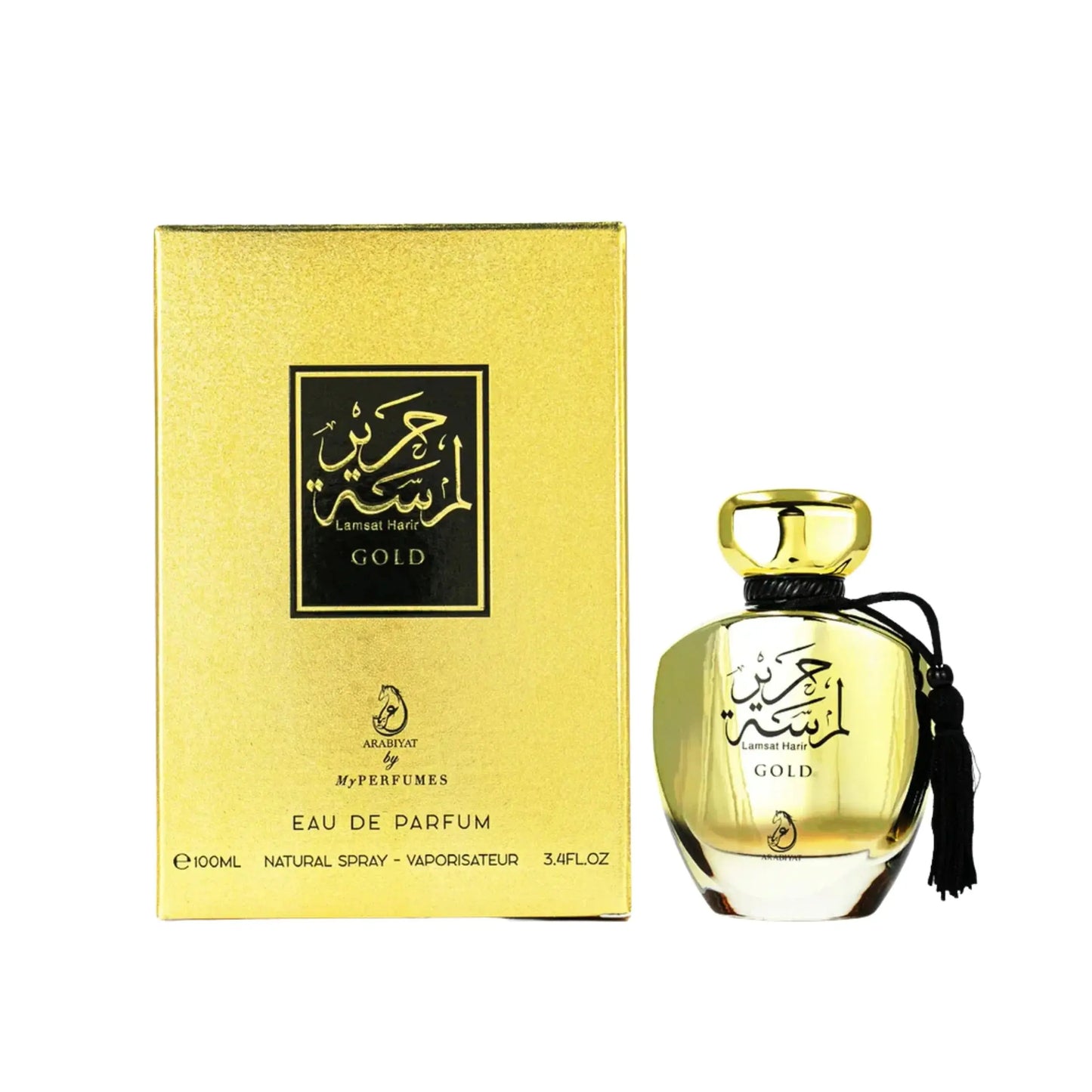 Perfume dorado Lamsat Harir