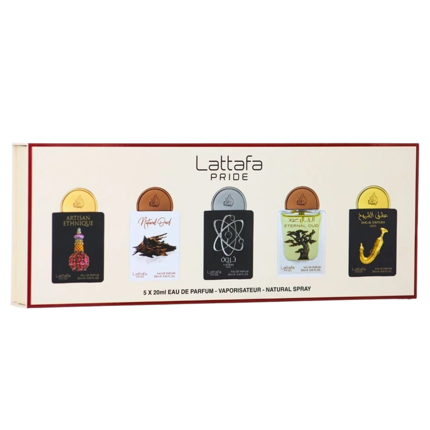 Orgullo Lattafa /No. 02 Cofre Colección Eau de Parfum 5x20ml