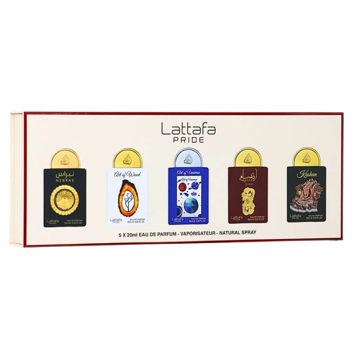 Orgullo Lattafa /No. 03 Cofre Colección Eau de Parfum 5x20ml