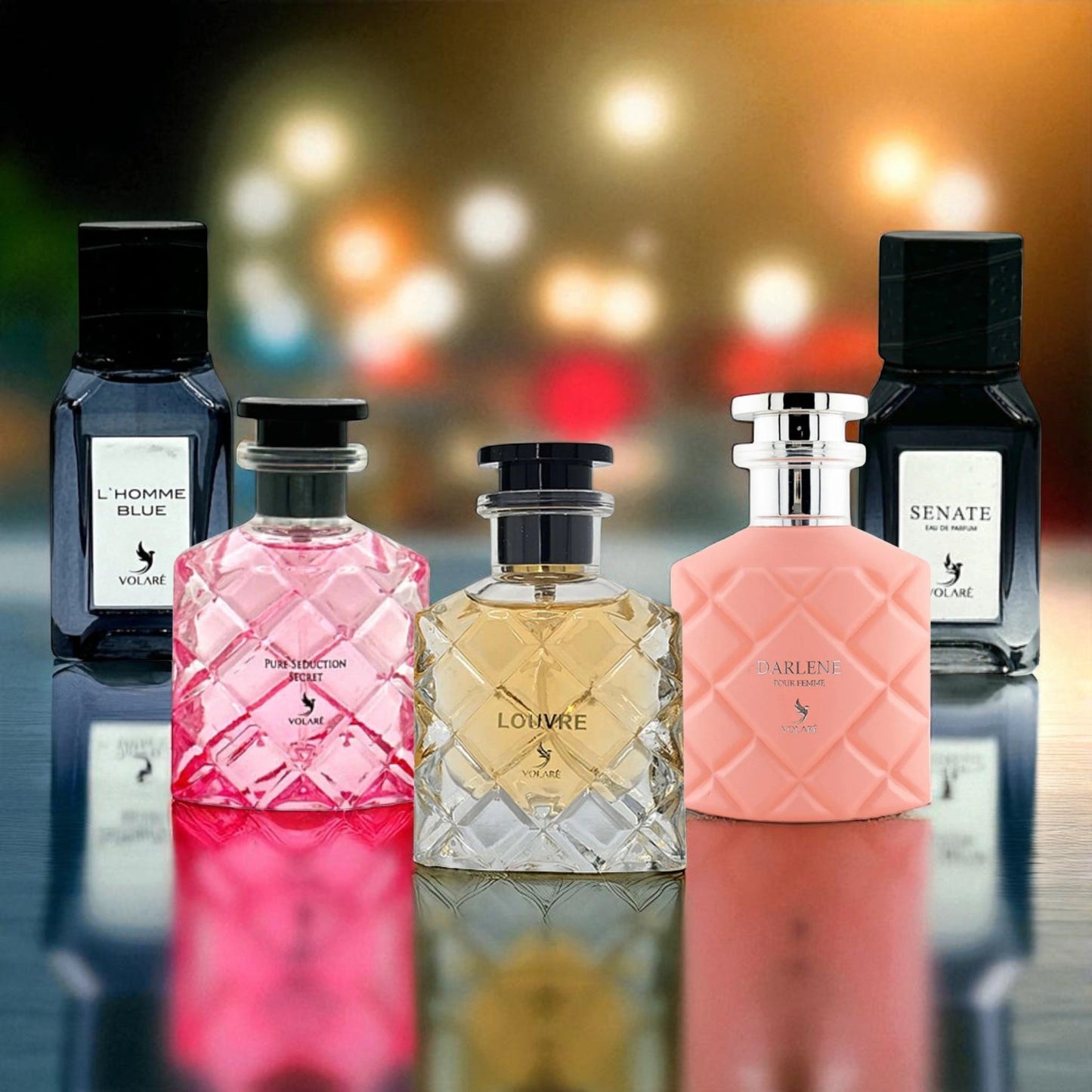 Lot de parfums Volaré – 5 eaux de parfum femme et homme - Volaré