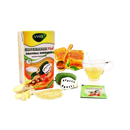Tisane Gingembre, Miel, Graviola Corossol