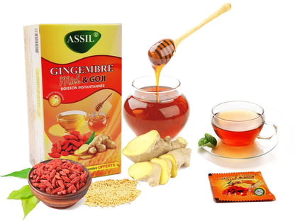 Tisane Gingembre, Miel & Goji 