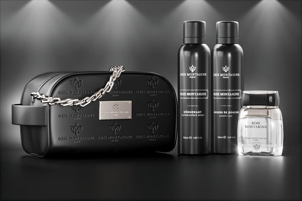 Trousse & Coffret Gris Montaigne Bois Montaigne
