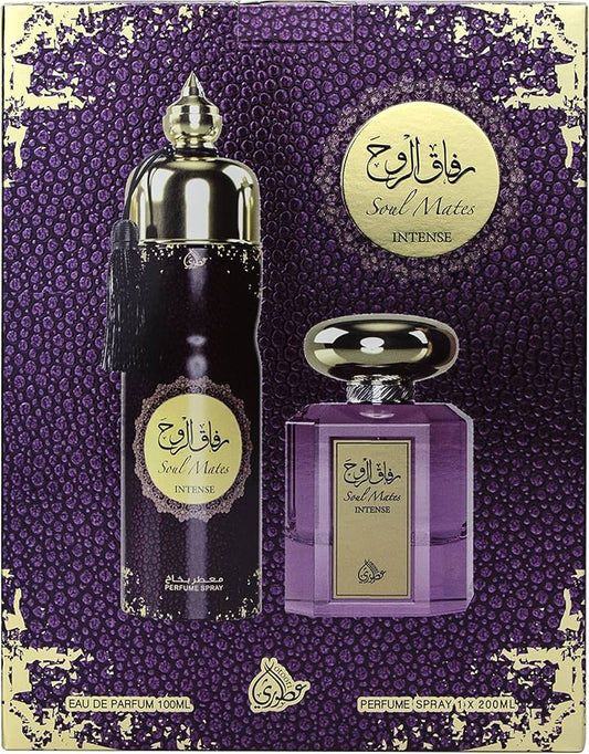 Soul mates intense - Coffret MyPerfumes | Parfum 100ml + Spray 200ml | Arabiyat prestige