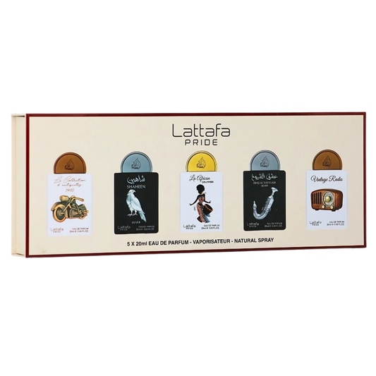 Orgullo Lattafa /No. Cofre Colección 05 Eau de Parfum 5x20ml