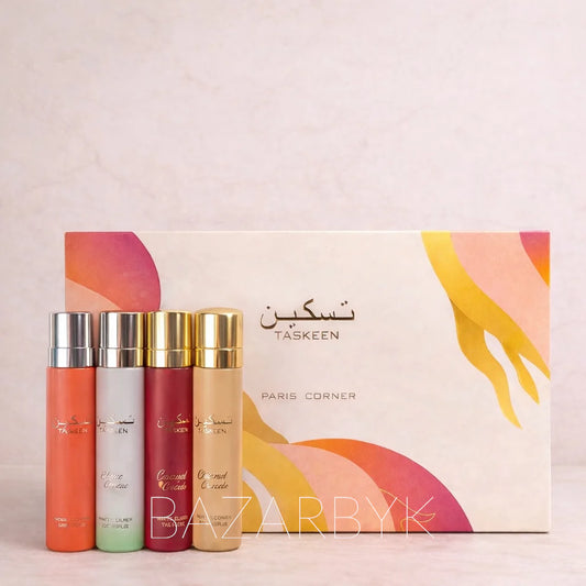 مجموعة عطر باريس كورنر تاسكين، 15 مل × 4 قطع