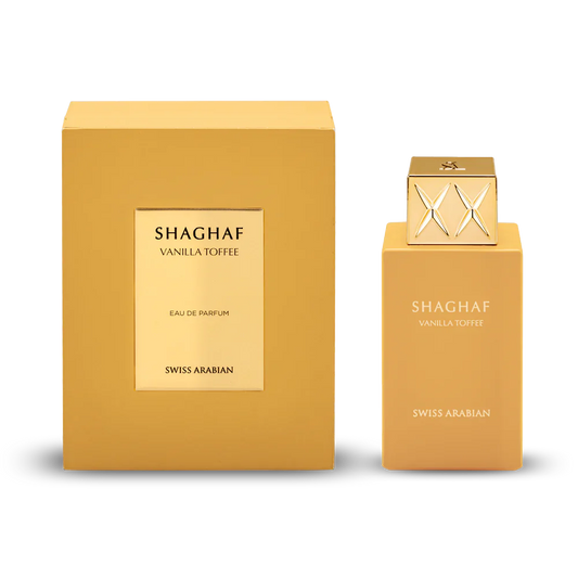 Shaghaf Vanilla Toffee 75 ml – Swiss Arabian - Balade orientale