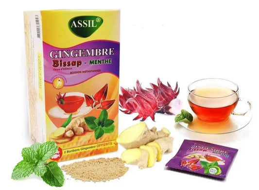 Tisane Gingembre miel bissap 250 Gr