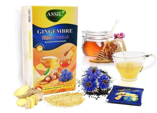 Tisane Gingembre, Miel & Nigelle 
