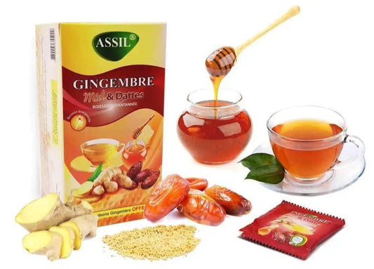 Tisane Gingembre, Miel & Dattes 