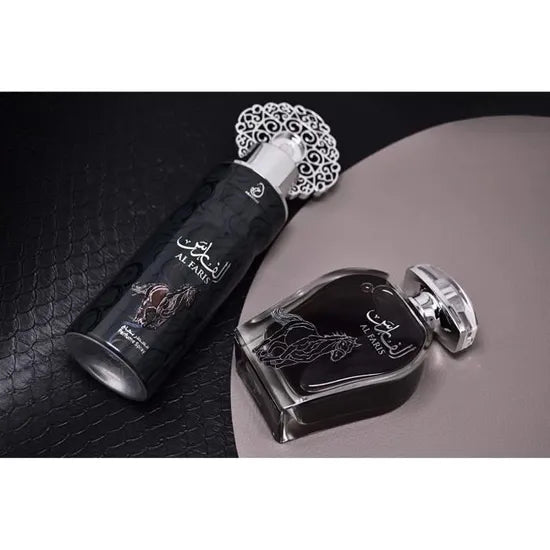 Al Faris- Coffret MyPerfumes | Parfum 100ml + Spray 200ml | Arabiyat prestige