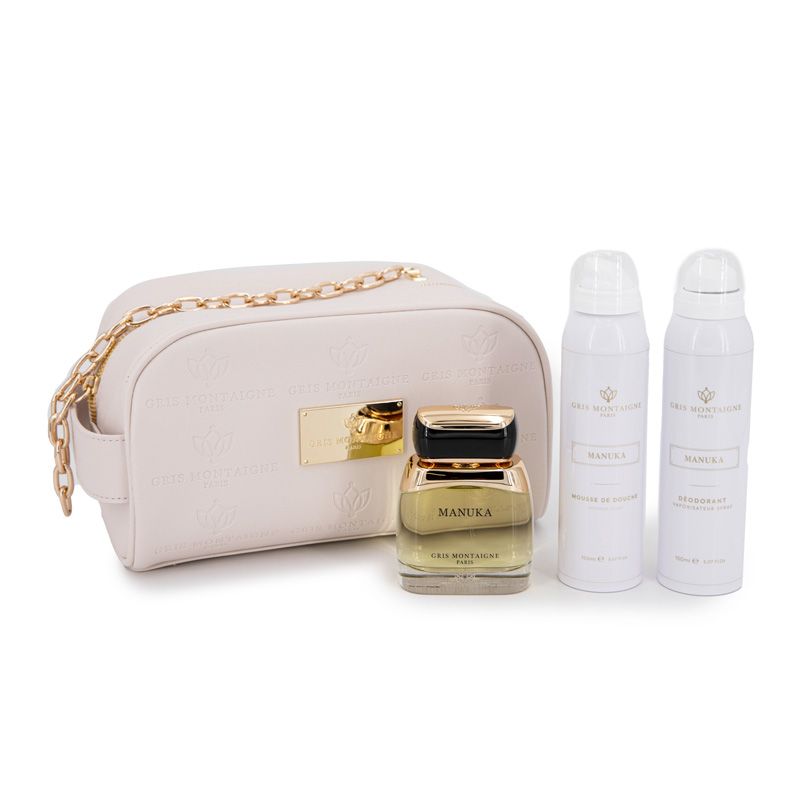 Trousse & Coffret Gris Montaigne Manuka