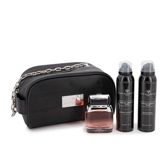 Trousse & Coffret Gris Montaigne Rouge Absolu Elixir