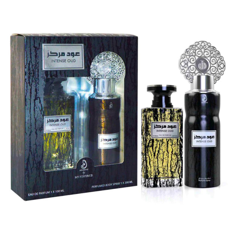 Intense Oud - Coffret MyPerfumes | Parfum 100ml + Spray 200ml | Arabiyat prestige